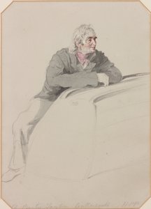 Old Barty Taylor, Cullercoats by Henry Perlee Parker